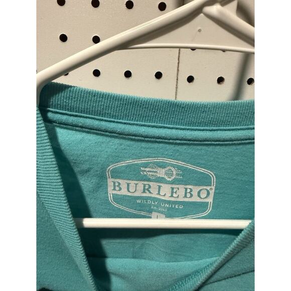 Burlebo Men’s Lake Weekend T-Shirt – Size Large – Turquoise - Picture 4 of 4